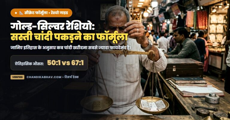 गोल्ड सिल्वर रेशियो क्या है - चांदी खरीदने का सही समय
